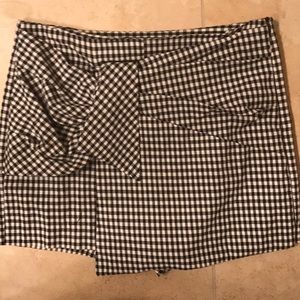 Zara Gingham Skort